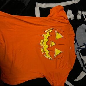 Orange Pumpkin Graphic Men's Shirt